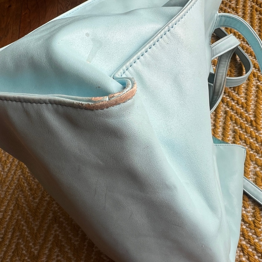 Telfar Light Blue Medium Shopping Bag - Picture 5 of 9